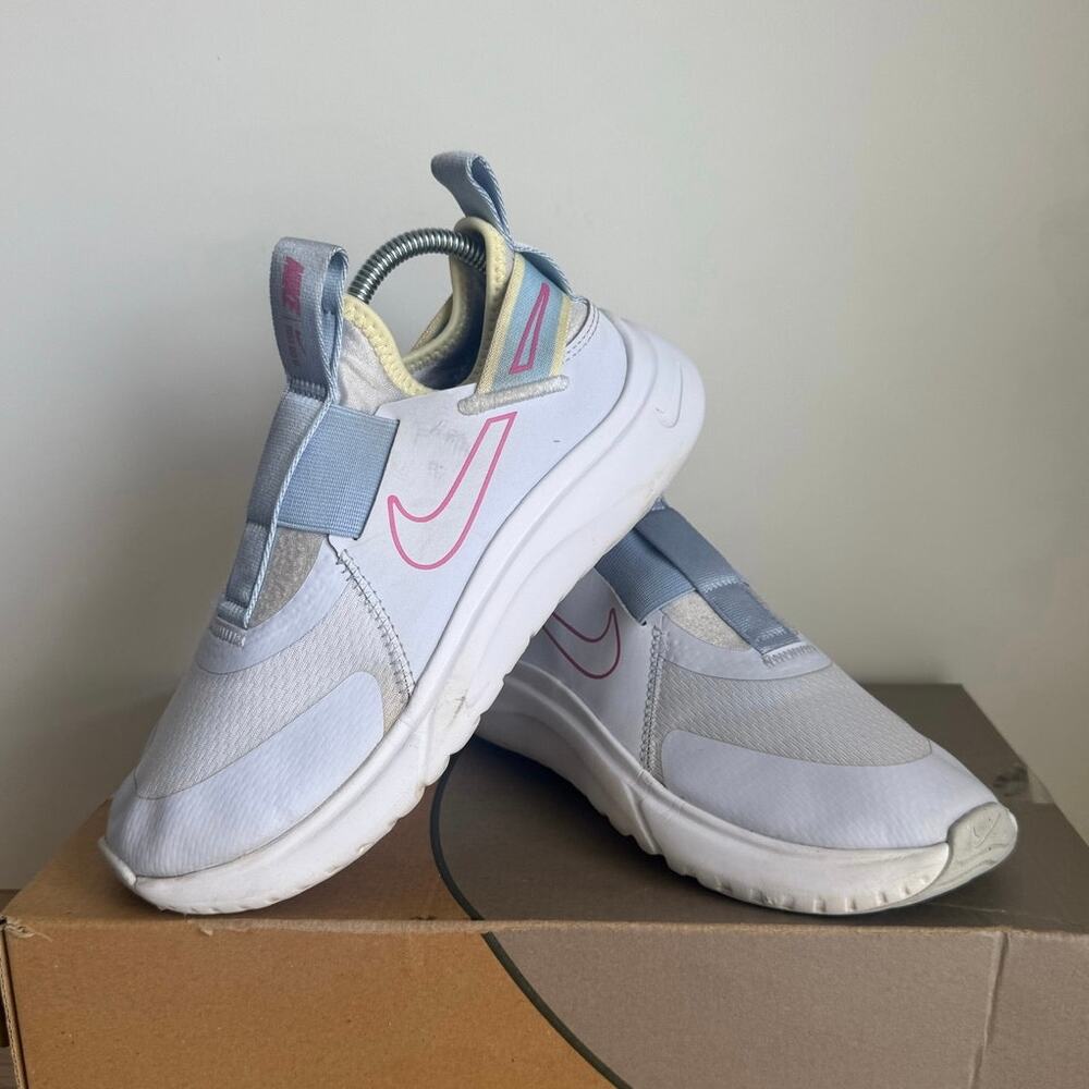 Nike Flex Plus Blue /White Kids Sneakers- SZ 4 Y